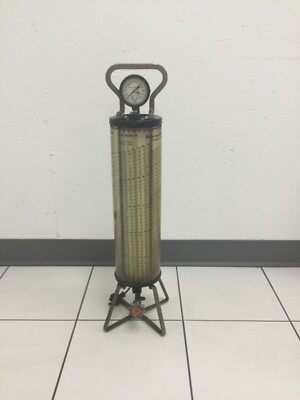Antique Robinair Dial-A-Charge Refridgerant Charging Cylinder 27''x7''x7''