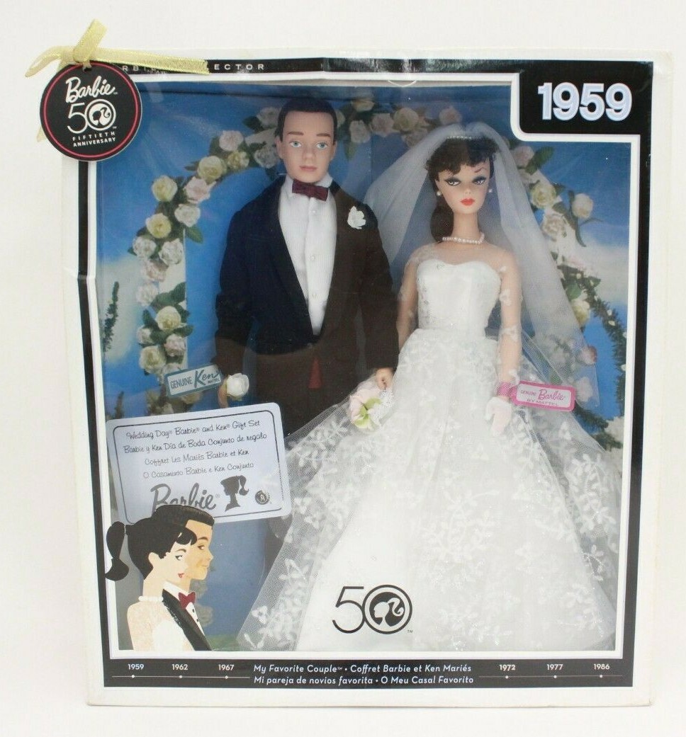 バービー&ケン　ウェディングデイ マイフェイバリットギフト 1959 Barbie & Ken My Favorite Couple Wedding 50th Anniversary 1959 | eBay