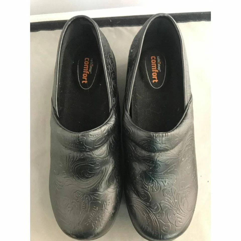 SafeTstep нескользящий устойчивый гретхен сабо безопасности шаг черный комфорт женский размер 6. - Изображение 3 из 4