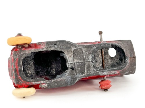 Vtg Barclay SLUSH Metal Red STAKE TRUCK BV124, Manoil Circa 1935 Rat Rod - ASIS - Picture 21 of 22
