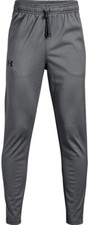 UNDER ARMOUR BOYS BRAWLER TAPERED PANT YOUTH SMALL, GRAPHITE DISTRESSED PKG