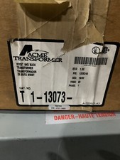 ACME transformer, T-1-13073, 1kva , 120/240v, New Other