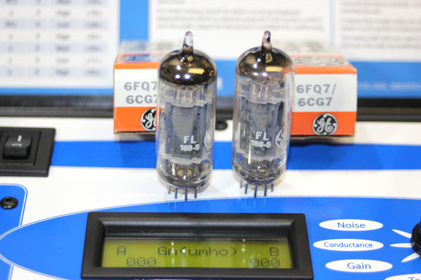 6CG7 TUNGSRAM 6FQ7 7026 AUDIO PREAMPLIFIER VALVE NOS/NIB