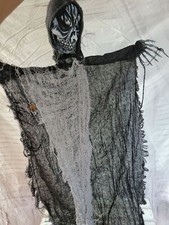 Hanging grim reaper skeleton Halloween prop mini lawn decor