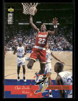 Clyde Drexler 1995-96 Collector's Choice #199 Houston Rockets