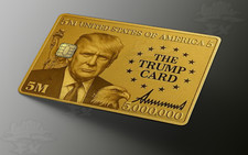 Trump Gold Card Credit Card Skin   Personaliz...