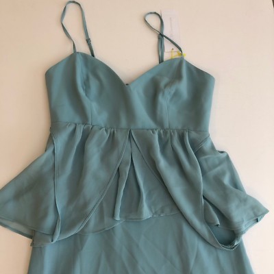 BCBG Mint Green Blue Dress Size 0 Occasion Wedding Party Formal Woman's  Small | eBay