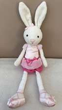 Jellycat Bitsy Ballerina Bunny Medium Soft Toy Comforter Pink White Tutu