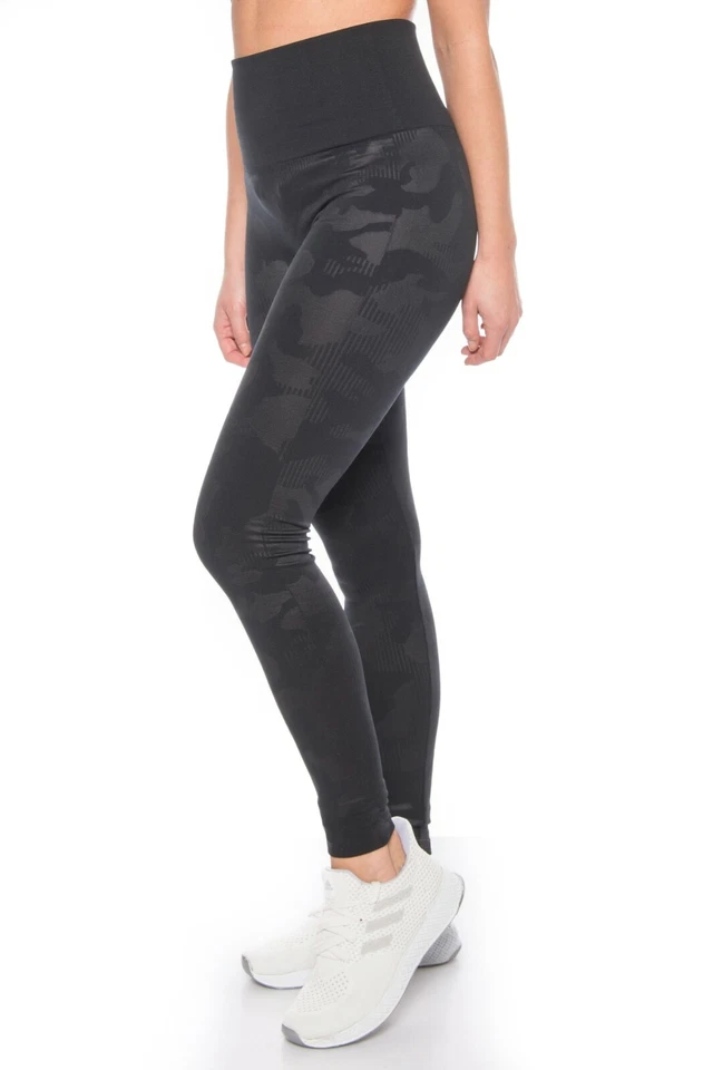 Ladies Thermal Winter Fleece Camouflage Leggings High Waist High Waist 36-44 A17 - Image 4 of 4