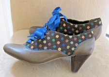 NEW Poetic Licence Eye Spy Coffeebean US Womens Size 9.5 Tie Up Oxford Heels