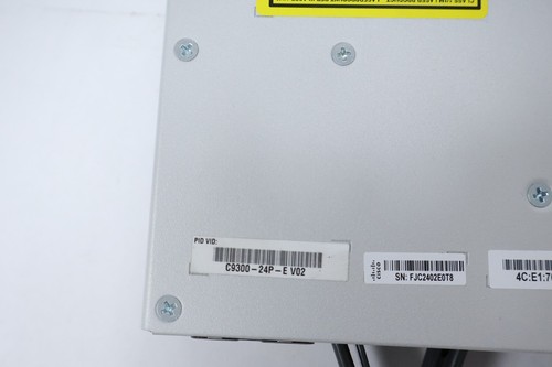 Cisco Catalyst 9300 Series 24 Port PoE+ Switch C9300-24P-E V02 + WARRANTY!! - Picture 5 of 14