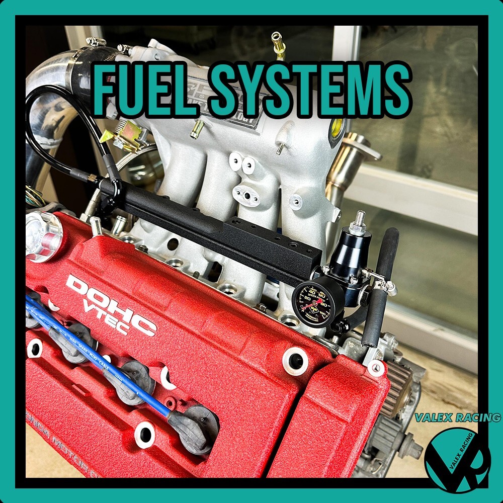 B Series AEM Style Fuel Rail kit & Regulator for Honda Acura B16 B18 B20