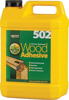Everbuild WOOD5 5 Liter wasserfester Holzkleber