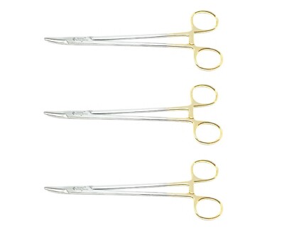 3 TC Premium Grade Heaney Needle Holder 8.5'' W/ Tungsten Carbide Insert Surgical