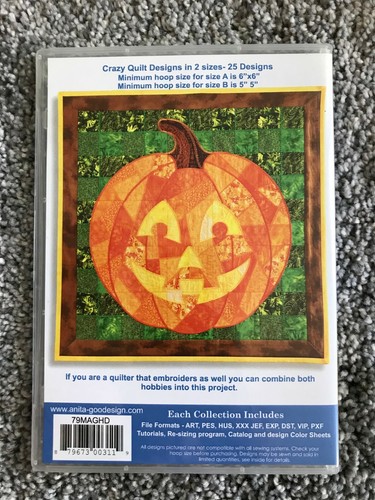 Machine Embroidery Designs Christmas Halloween American Many Brands & Formats - Picture 103 of 107
