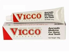 VICCO Vajradanti Toothpaste | Ayurvedic Herbal Toothpaste | 100 Gram FREE SHIP