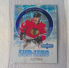 Upper Deck Ice Subzero Rookies Cole Guttman #SZ-45 Chicago Blackhawks /799 RC
