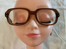 Vintage ROMCO Eyeglasses FRAMES 4 1/2, 5 3/4 RO 48-20 Brown