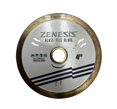 4.5  Zenesis Continuous Rim Saw Blades for Porcelain Tile, Ceramic, Glass