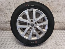 RENAULT KADJAR 2018 17" INCH ALLOY WHEEL WITH DAMAGED TYRE