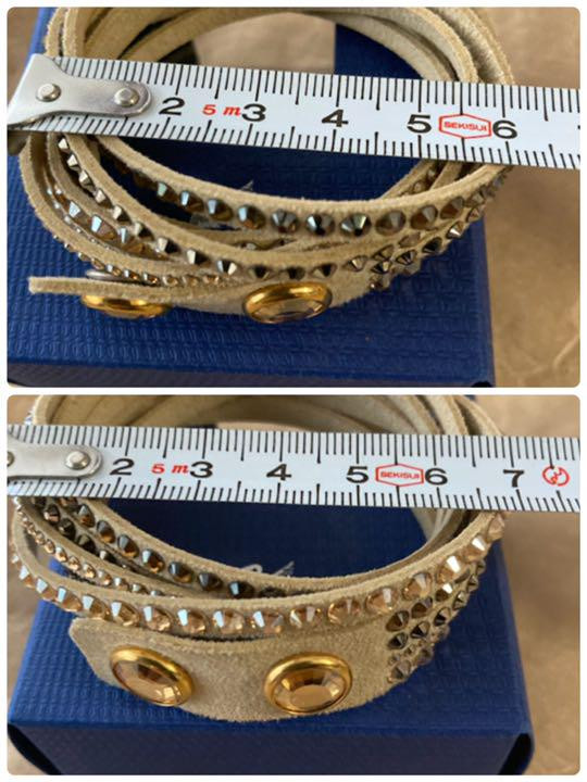 アクセサリー Swarovski CRYGSHA/GOS BRECELET BEIGE Swarovski Beige Wrap Bracelet Crystal Gradient Elegant | eBay