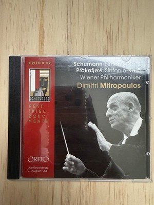 SCHUMANN PROKOFJEW/MITROPOULOSC Sin. No. 2 Sin. No. 5 DIMITRI MITROPOULOS