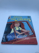 Johnny the Fireman Rand McNally vintage book 1954