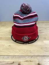 San Diego State University Astec One Size Fits Most Beanie With Pom
