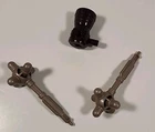Vtg 1990s Beast Wars Transformers Transmetals Optimus Primal Mace Club Missiles