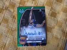 2025 Bowman U Chrome Green Shimmer #6 Aneesah Morrow Rookie Auto SP LSU
