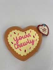 Bark Box SUPER CHEWER Dog Toy YOURS CHEWLY CAKE M 20-50 lbs New HEART TUFFSTITCH