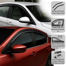 Out-Channel Vent Shade Window Visors BMW F26 X4 xDrive28i xDrive35i 15-16 4pcs