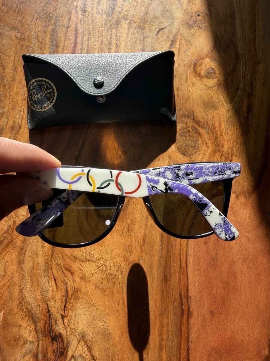 Rayban olympic sport wayfarer II 1964 innsbruck sunglasses rare | eBay