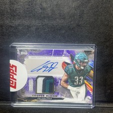 2024 Topps Inception - Provenance Patch RC Auto Cooper DeJean #PPA-CD Purple/50