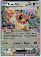 Pokemon Eevee ex (timbro Evoluzioni Prismatiche) 075/131 Carta Varie... P NM