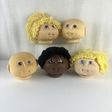 VTG Doll Baby Heads The Original Doll Baby Doll Heads-MN Thomas-1984-Lot Of 5
