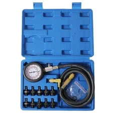 Oil Pressure Tester Tool, Oil Pressure Gauge kit, 0-140 PSI Pressure Test Dia...