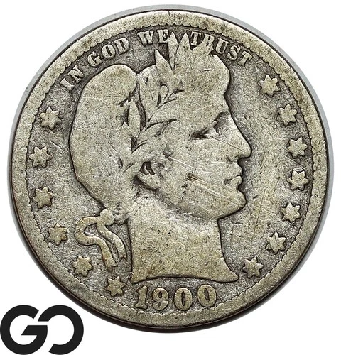 1900-O Barber Quarter