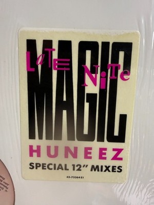Late Nite Magic Huneez 12'' 1990 TABU 45-73364 PROMO SHRINK HYPE NM