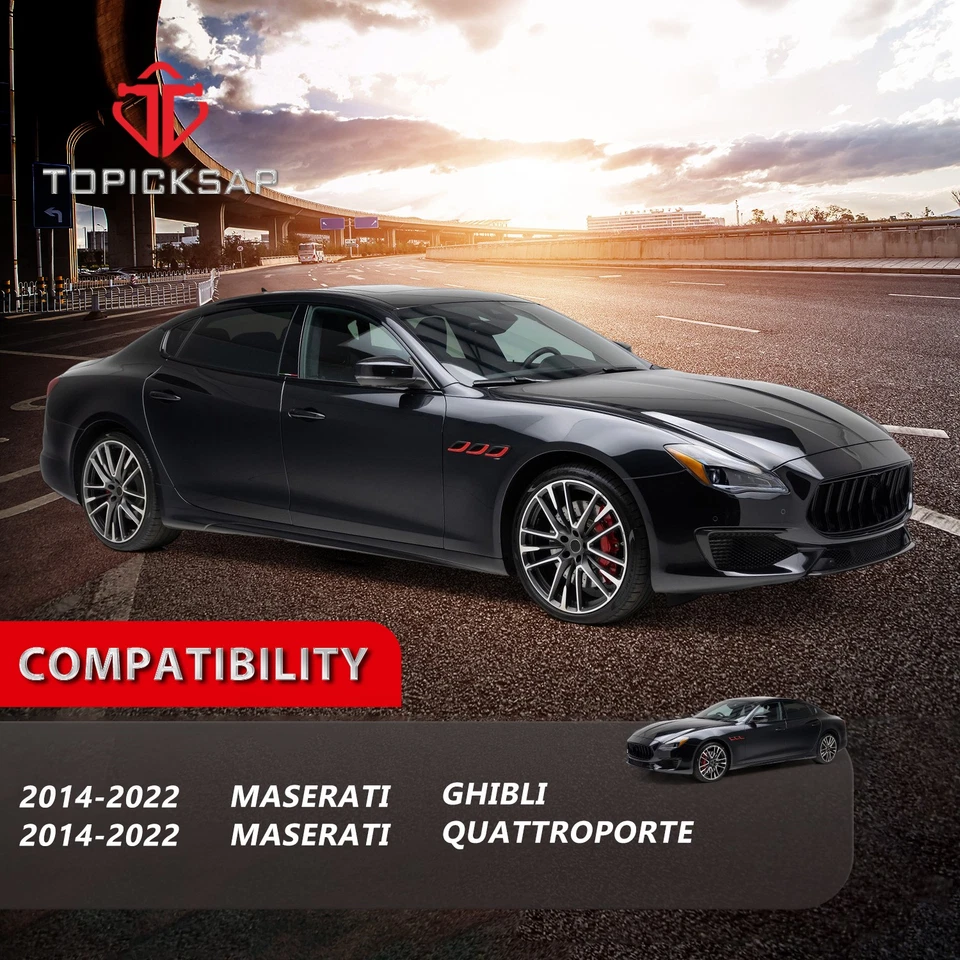 Kit de 12 brazos de control de suspensión delantera para Maserati Ghibli Quattroporte 2014-2022 Foto 2 de 4