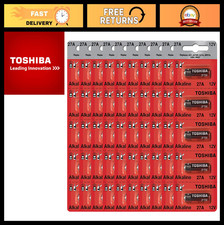 12V Alkaline 27A Batteries - Pack of 50, Long Lasting Power for Electronics