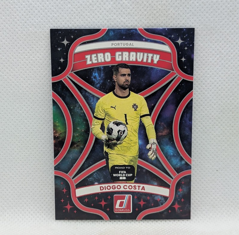 2025-26 Donruss Soccer World Cup Diogo Costa Red Foil Zero Gravity