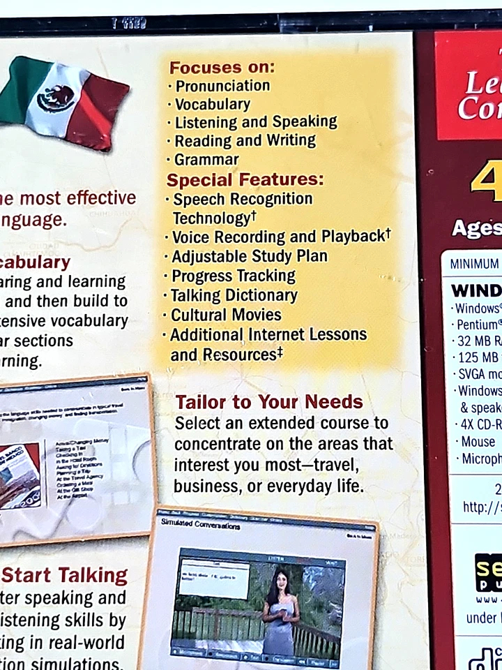The Learning Company Learn to Speak Spanish CDs PC Language Course Software - Image 4 of 4