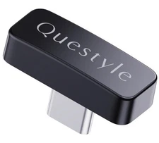 Questyle QCC Dongle Pro Lossless Bluetooth Transmitter Mfi Certified Dark Silver