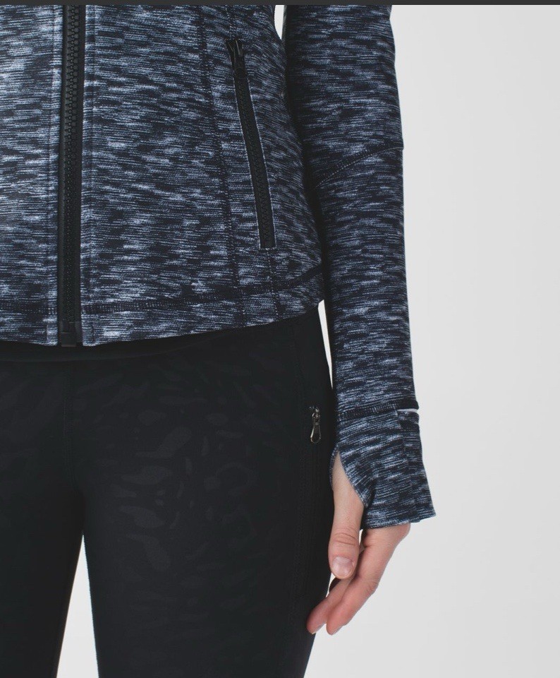 Lululemon Define Jacket Dramatic Static Black & W… - image 5