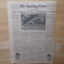 New York Yankees Yankee Stadium 40th Year Anniversary Babe Ruth 