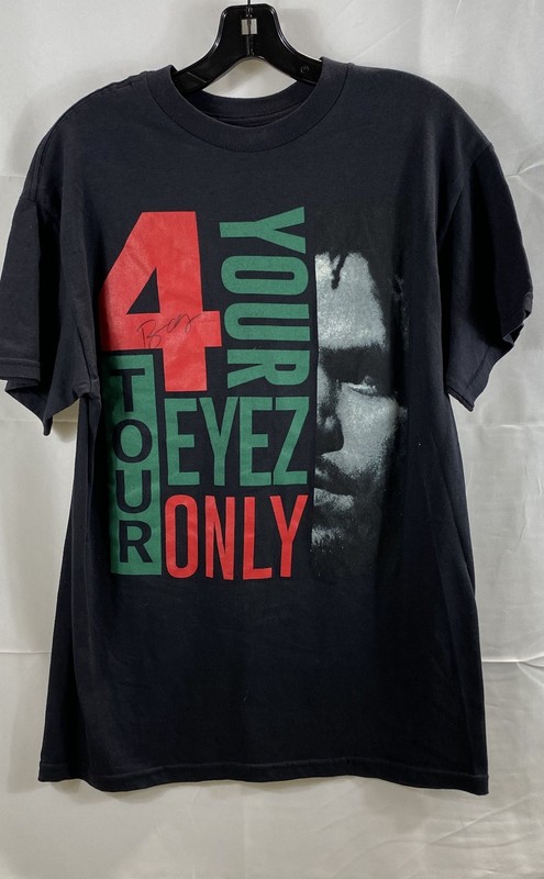 J. Cole Autographed 2017 4 Your Eyez Only World Tour T-Shirt Dreamville Sz M