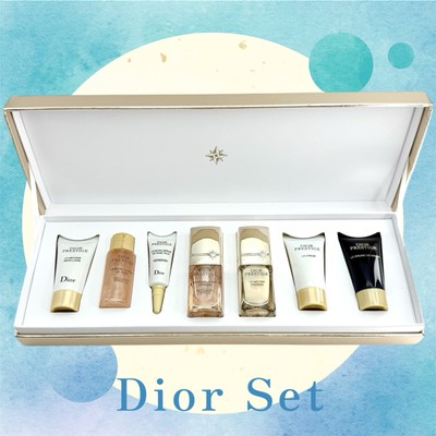 Dior Prestige Piano Discovery 7pcs Gift Deluxe Set: Micro Huile De Rose, Serum