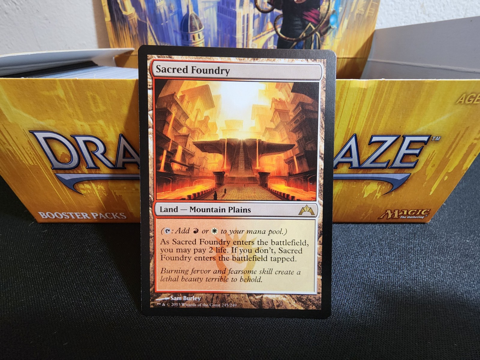 Sacred Foundry Shockland Magic: the Gathering Gatecrash RARE NM 2013 #245