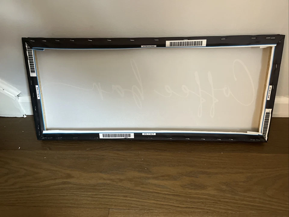 Letrero de barra de café 30 x 13 material de lona decoración de barra de café Foto 3 de 3